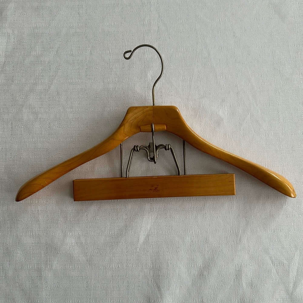 Vintage 1960’s Setwell Wooden Suit Hanger